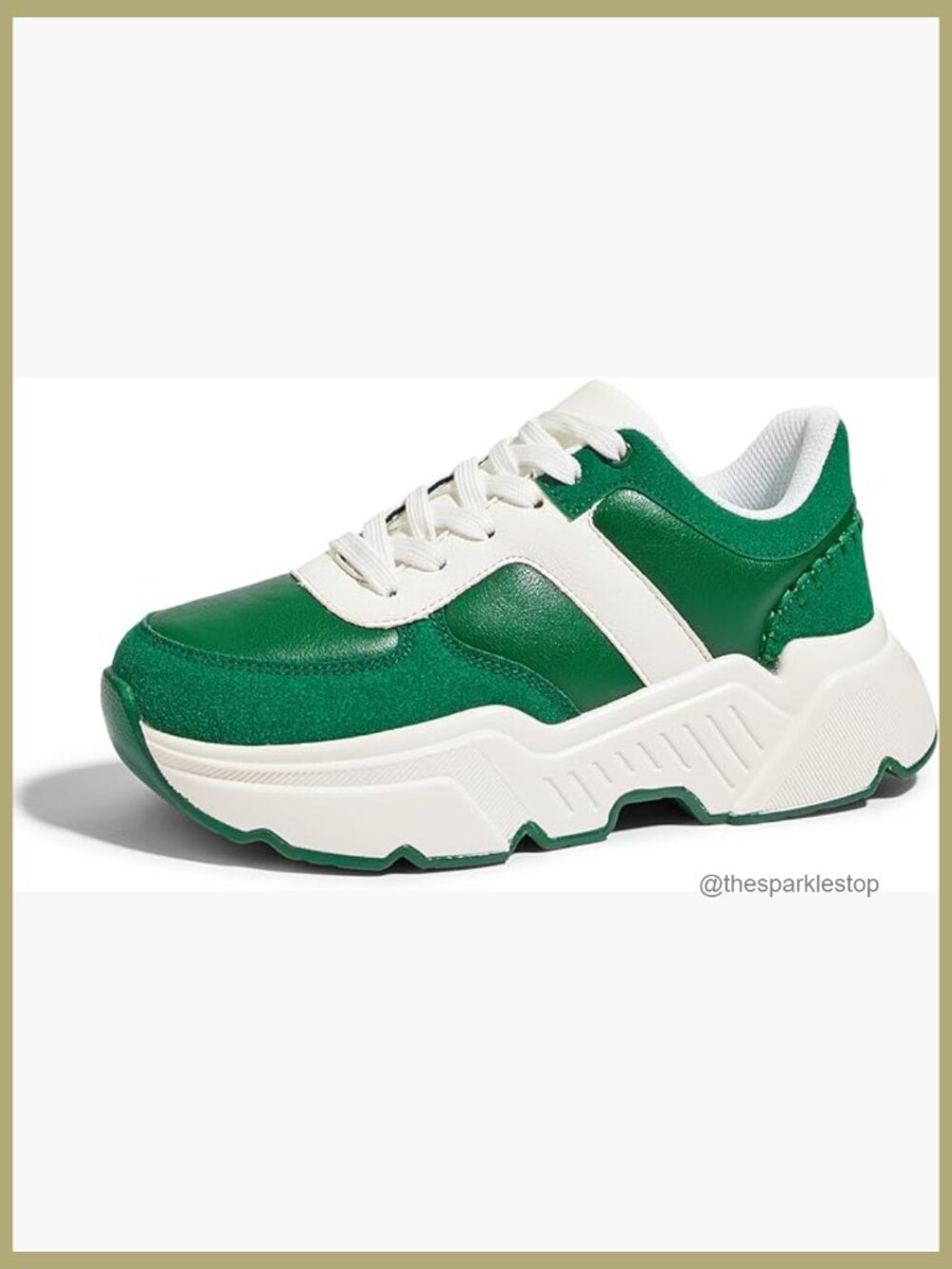 Platform Chunky Sneakers Fashion Dad Sneakers Casual Lace Up Comfortable